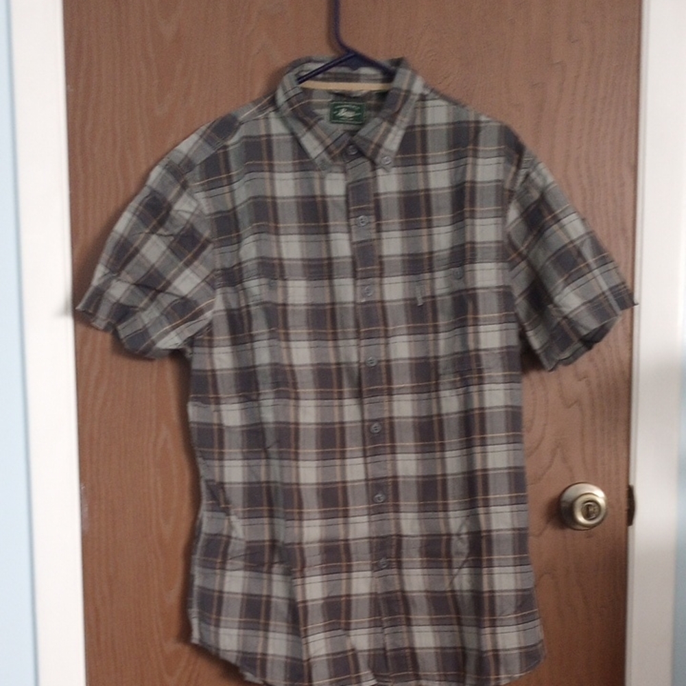 Plaid Short Sleeve Men's Shirt Size XL NWOT